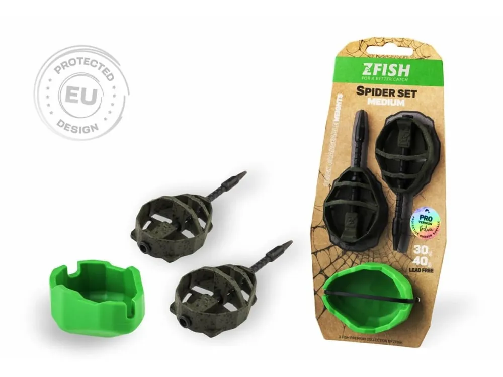 Cenově Výhodný Zfish Sada Method Feeder Spider Medium Set 40+50 g + Formička