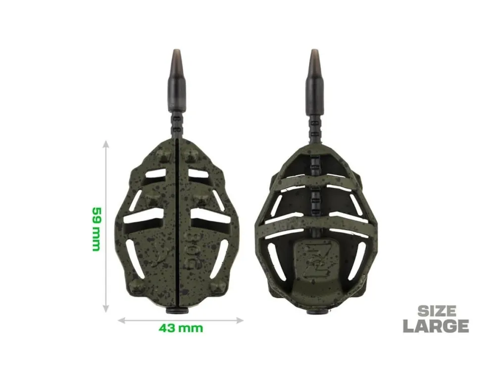 Poslední Šance Zfish Sada Method Feeder Spider Large Set 70+80 g + Formička