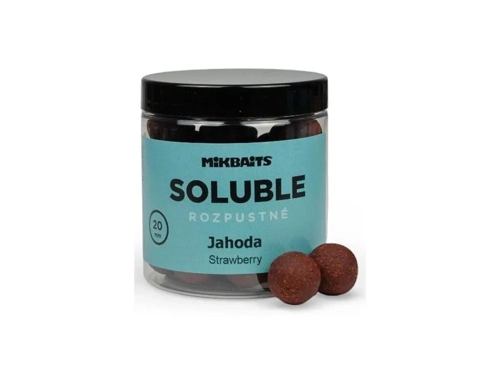 Mikbaits Rozpustné Boilie Soluble Jahoda 250 ml Dokud Zásoby Vydrží