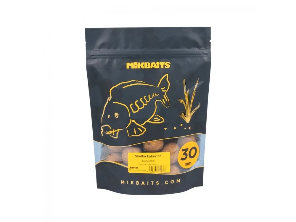 Mikbaits Boilie Corn Chips Sladká Kukuřice 30 mm 300 g Speciální Cena