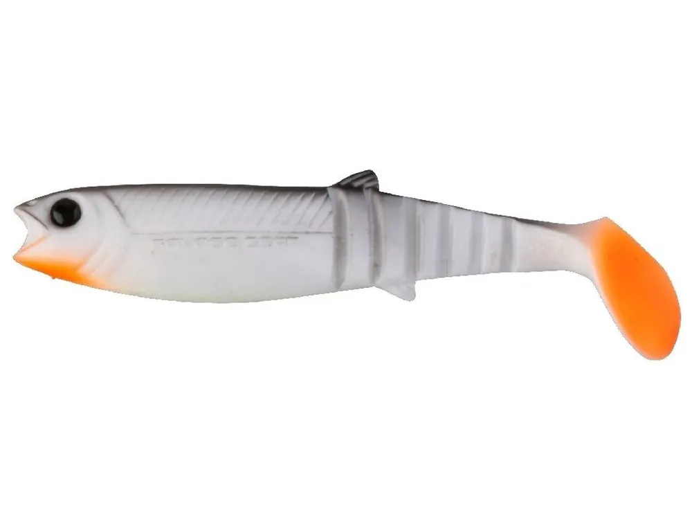 Savage Gear Gumová Nástraha Cannibal Shad White Black Cenový Hit