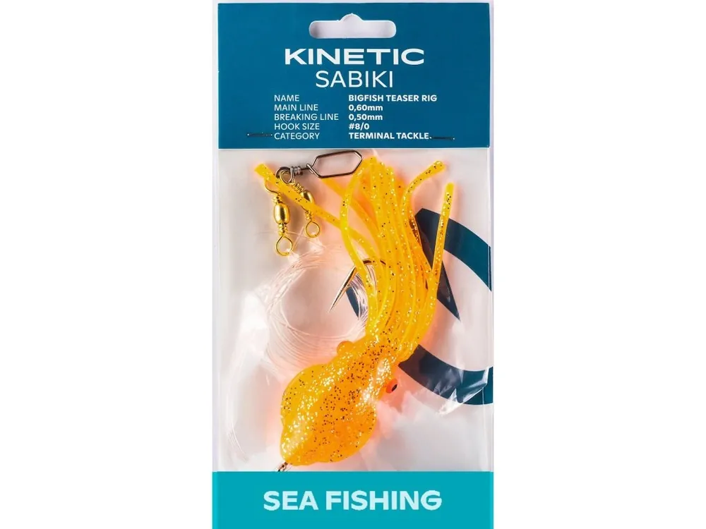 Kinetic Mořský Návazec Sabiki BigFish Teaser Pink/Glow 8/0 150 cm Levný