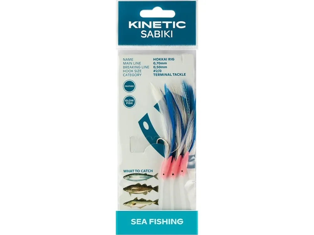 Kinetic Mořsky Návazec Sabiki Hokkai Pink 2/0 115 cm Cenová Bomba