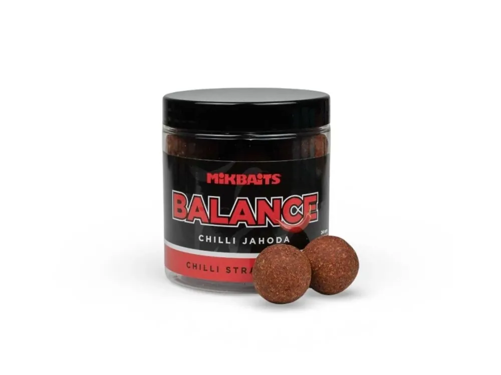 Objednat Nyní Mikbaits Vyvážené Boilie Balance Chilli Chips Chilli Jahoda 250 ml