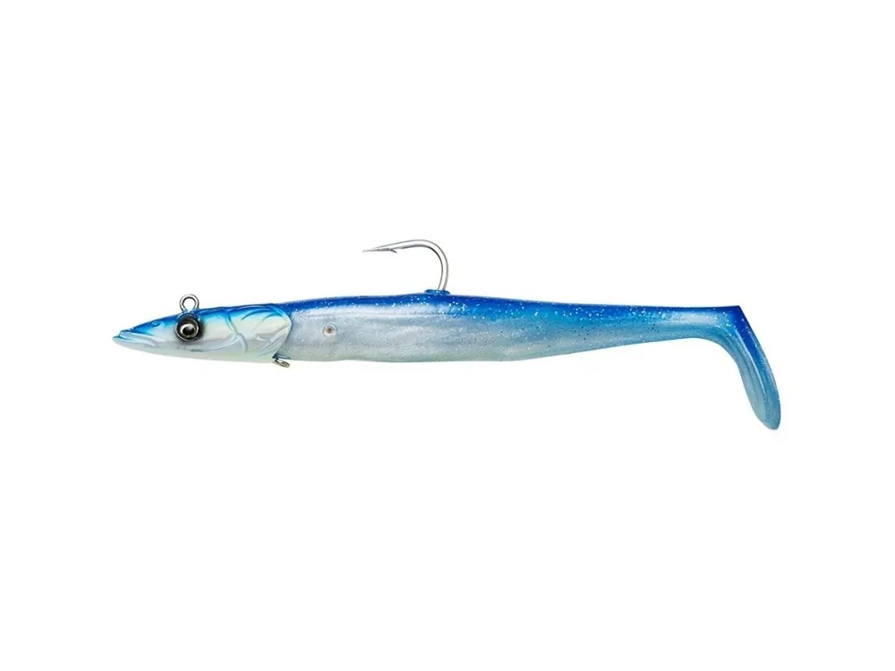 Savage Gear Gumová Nástraha Sandeel V2 Blue Pearl Silver 21,5 cm 140 g 2+1 Vysoce Kvalitní