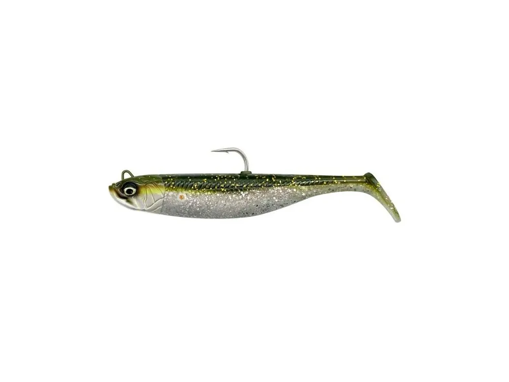 Nízká Cena Savage Gear Gumová Nástraha Minnow Sinking Green Silver - 12,5 cm 35 g