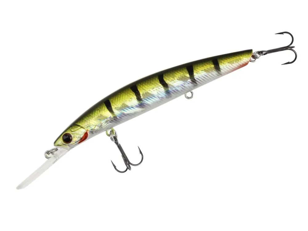 Finální Výprodej Mikado Wobler Rumba Twitch 95 mm 9 g Green Perch
