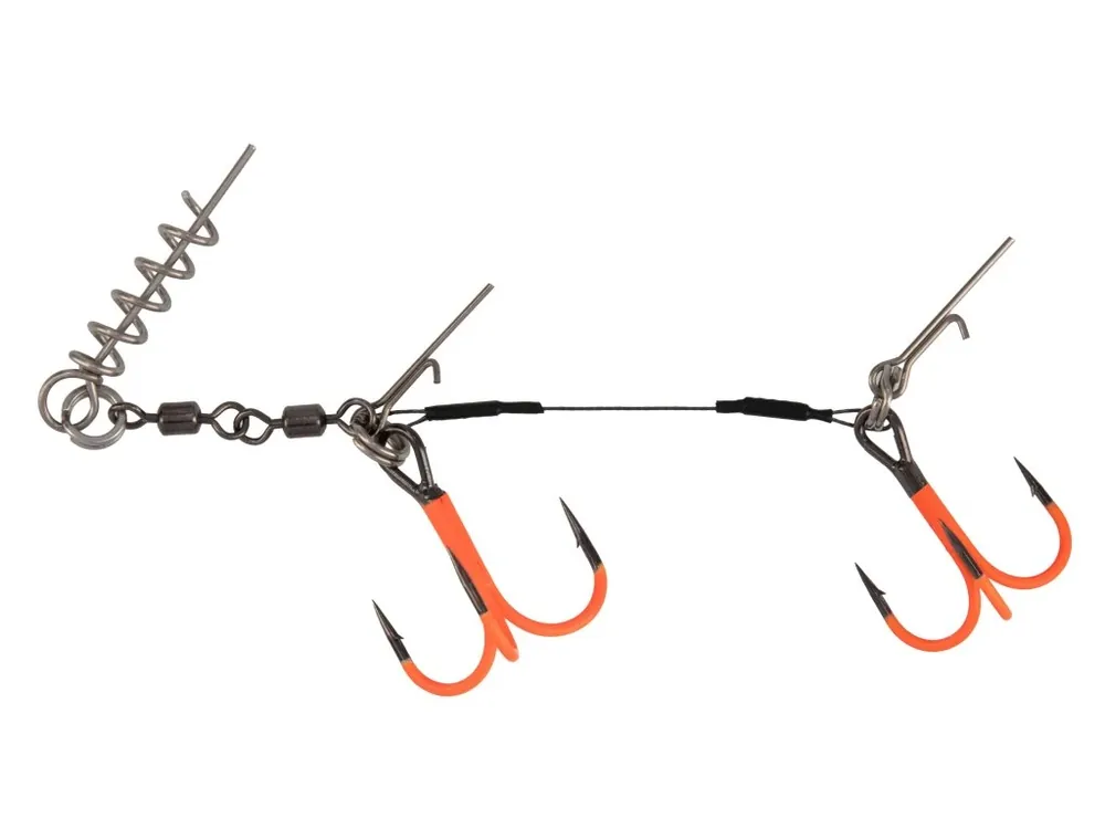 Nejprodávanější Mikado Přídavný Trojháček Jaws Double Evo Titanium Stinger XL UV