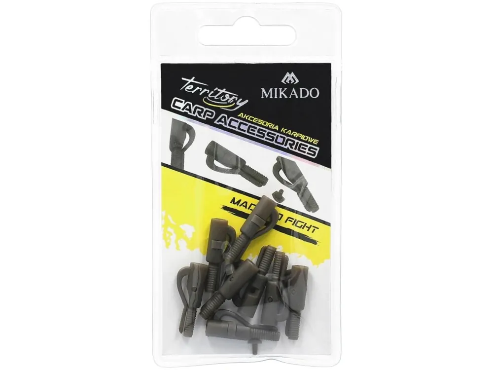 Cenový Hit Mikado Závěska na Olovo Safety Lead Clip With Pin Tmavě Zelená