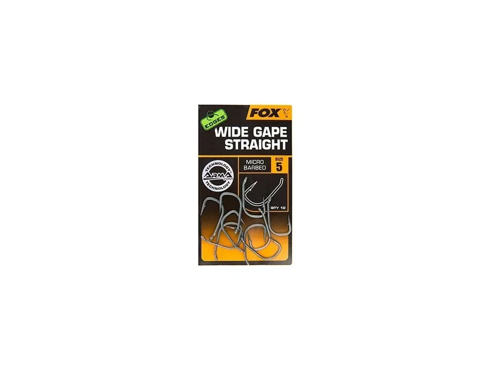 Sleva Fox Háčky Edges Wide Gape Straight Hooks
