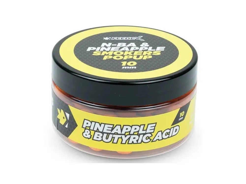 Feeder Expert Plovoucí Boilie Smokers Pop-up 10 mm 100 ml - Butyric Acid & Ananas Časově Omezené
