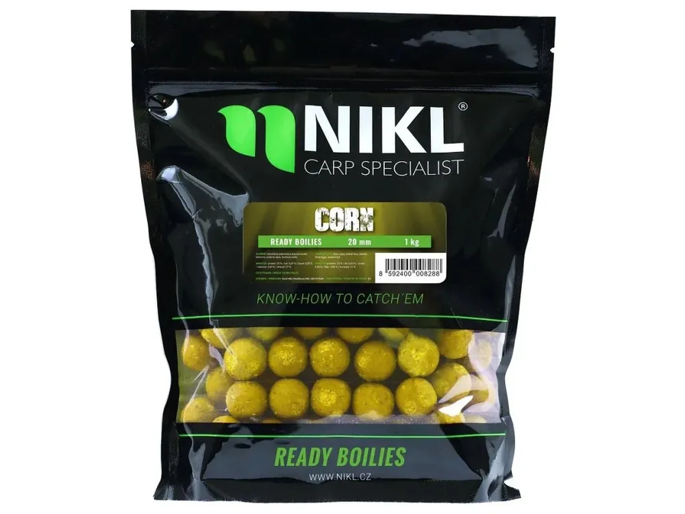 Nikl Hotové Boilie Corn Nová Kolekce