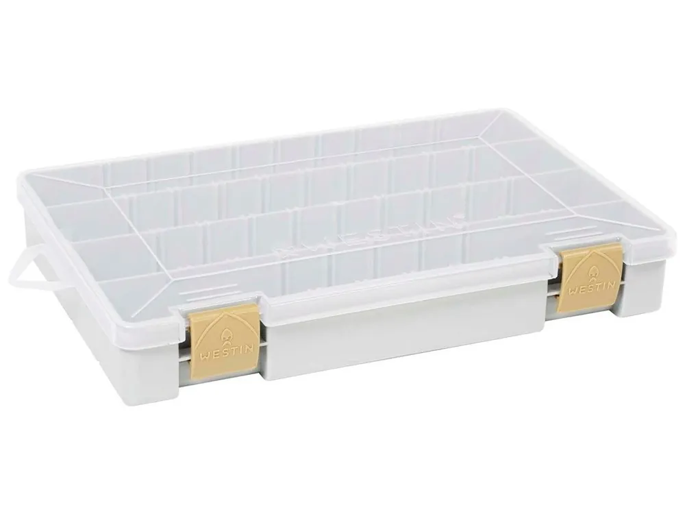 Zlevněný Westin Krabička W3 Tackle Box Grey/Clear 27,5 x 18,5 x 4,5 cm