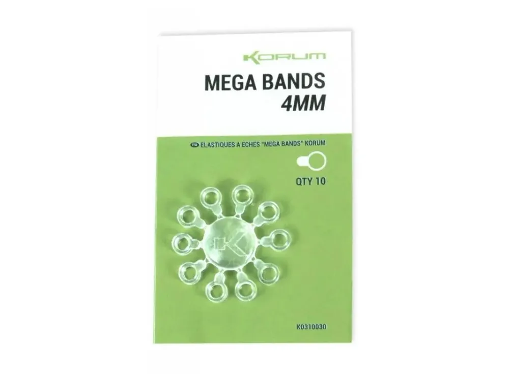 Víkendová Akce Korum Silikonové Kroužky Mega Bands 4 mm