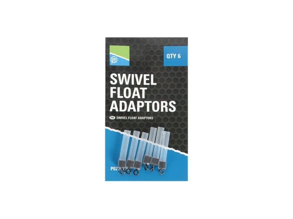 Preston Innovations Adaptér Swivel Float Adaptors 6 ks Akční Nabídka