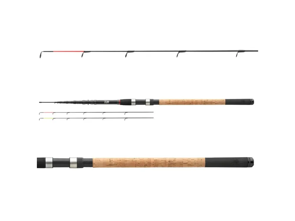 Časově Omezené Daiwa Feederový Prut Black Widow Tele Feeder 3 m 80 g