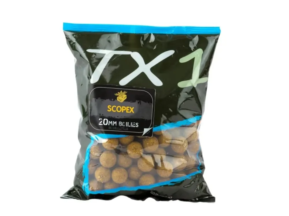 Shimano Boilies TX1 Scopex 1 kg Horká Nabídka