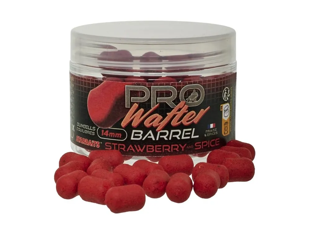 Novinka Starbaits Wafter Pro Strawberry Spice 14 mm 50 g