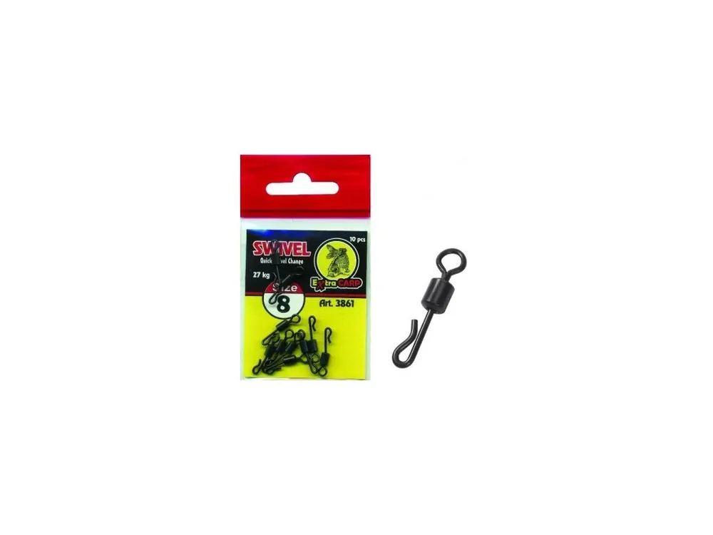Cenová Bomba Extra Carp Rychlovýměnný Obratlík Quick Change Swivel 10 ks