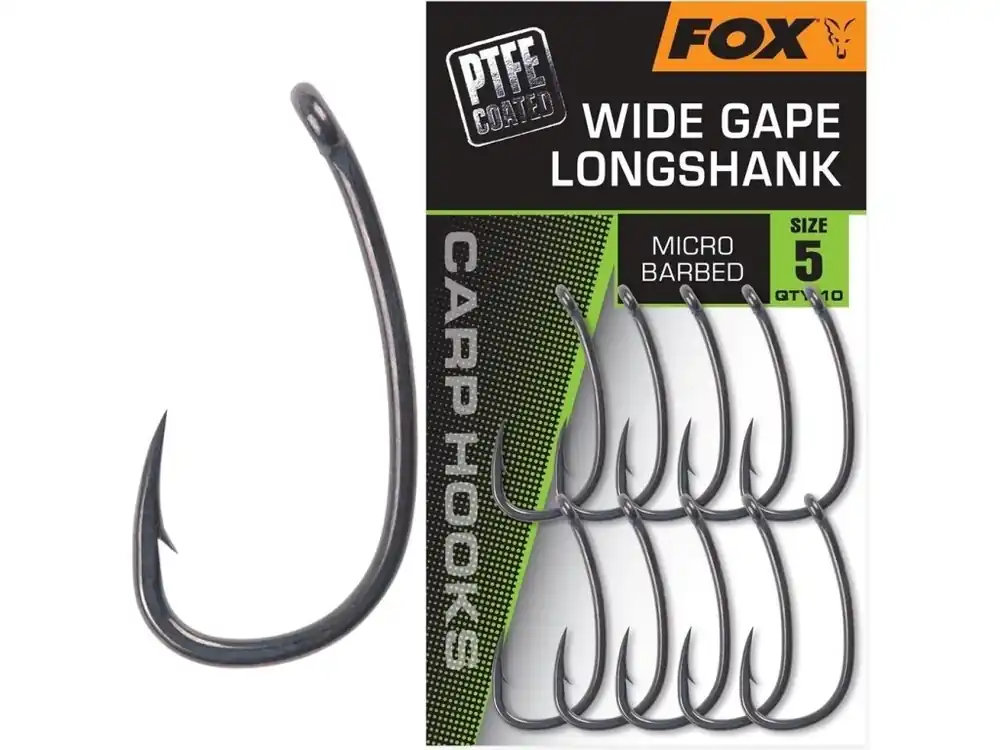 Horká Nabídka Fox Háčky Wide Gape Long Shank 10 ks