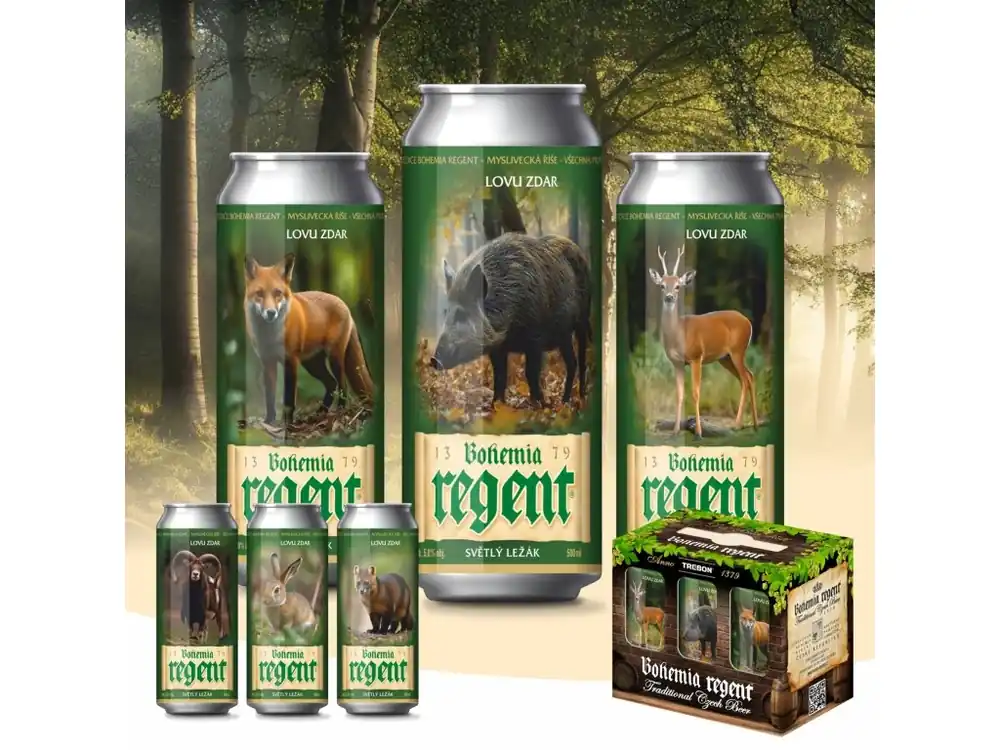 Bohemia Regent Pivo "Myslivecká říše" 6 Ks Bezpečná Platba