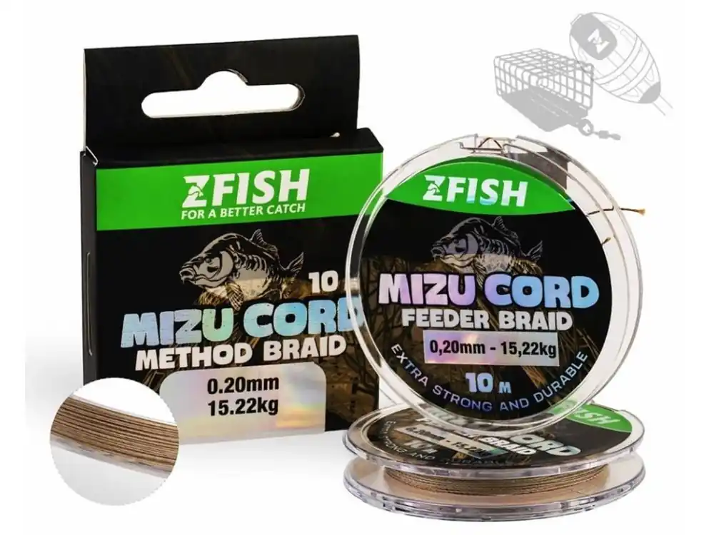 Zfish Šňůrka MizuCord Method Feeder Braid Line 10 m Cenově Výhodný