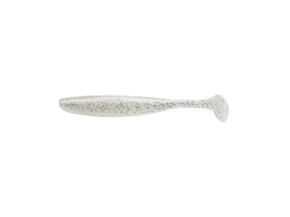 Keitech Gumová Nástraha Easy Shiner 4‘‘ 10cm Clear Silver Glow 370S (7ks) Oblíbený