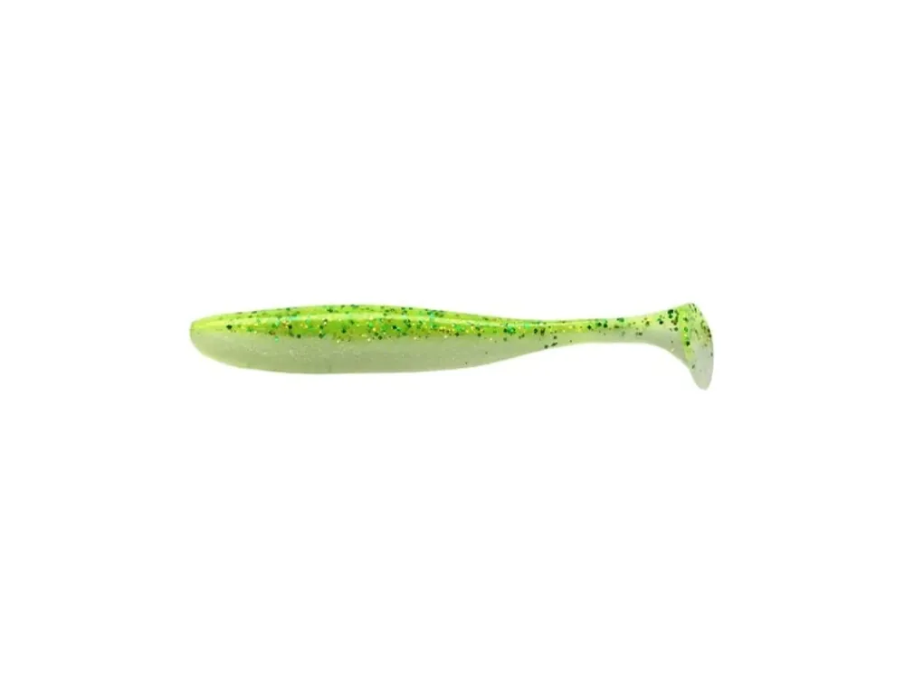 Časově Omezené Keitech Gumová Nástraha Easy Shiner 4‘‘ 10cm Lime Chart Shad PAL02T (7ks)