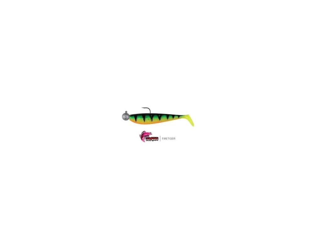 Omezená Nabídka Fox Rage Loaded Zander Pro Shad 10cm 10g UV Fire Tiger
