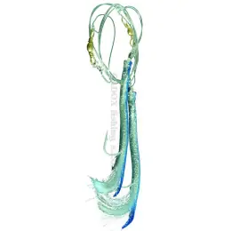 Originální ICE fish - Trubička návazce mix modro/stříbrná vel 8/0 2ks