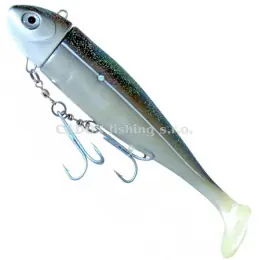 ICE Fish - Gumová nástraha MOBY černo/šedá 630g Poslední Šance