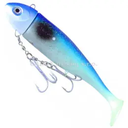 Originální ICE Fish - Gumová nástraha MOBY modro/šedá 630g