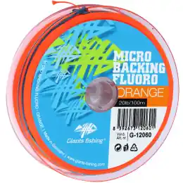 Nová Kolekce Giants fishing Micro Backing Fluoro-Orange 20lb/100m