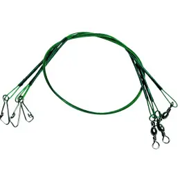 Cenový Hit ICE fish - Lanko s obratlíkem a závěsem - 50cm - 5kg
