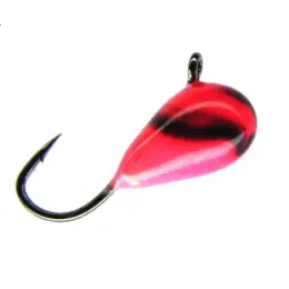 Nakupujte Hned JAXON - Marmyška pruhovaná rudě červená 13mm - 1g