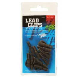 Giants fishing Závěs na zátěžku Lead clips with pin Green/10pc Odeslání Ihned