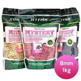 JET FISH Pelety MYSTERY 8mm 1kg Aktuální