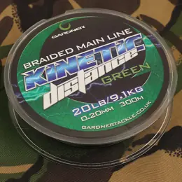 Gardner Splétaná šňůra Kinetic Distance Braid 300m, 20lb (9,1kg) 0.20mm Horká Nabídka
