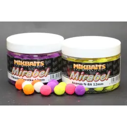 Mikbaits - Boilie Mirabel fluo 12mm 150ml Omezená Nabídka