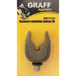 Akční Nabídka GRAFF - Rohatinka gumová hnědá DELUXE XL