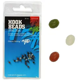 Nakupujte Hned Giants fishing Zarážka na háček Hook Beads Oval, 30ks